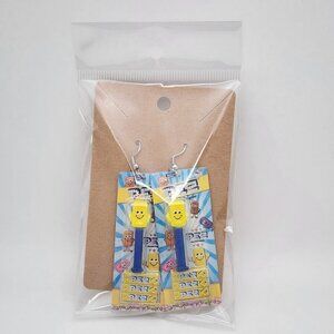 Mini-Brands "Pez" Stainless Steel Fishhook Earrings